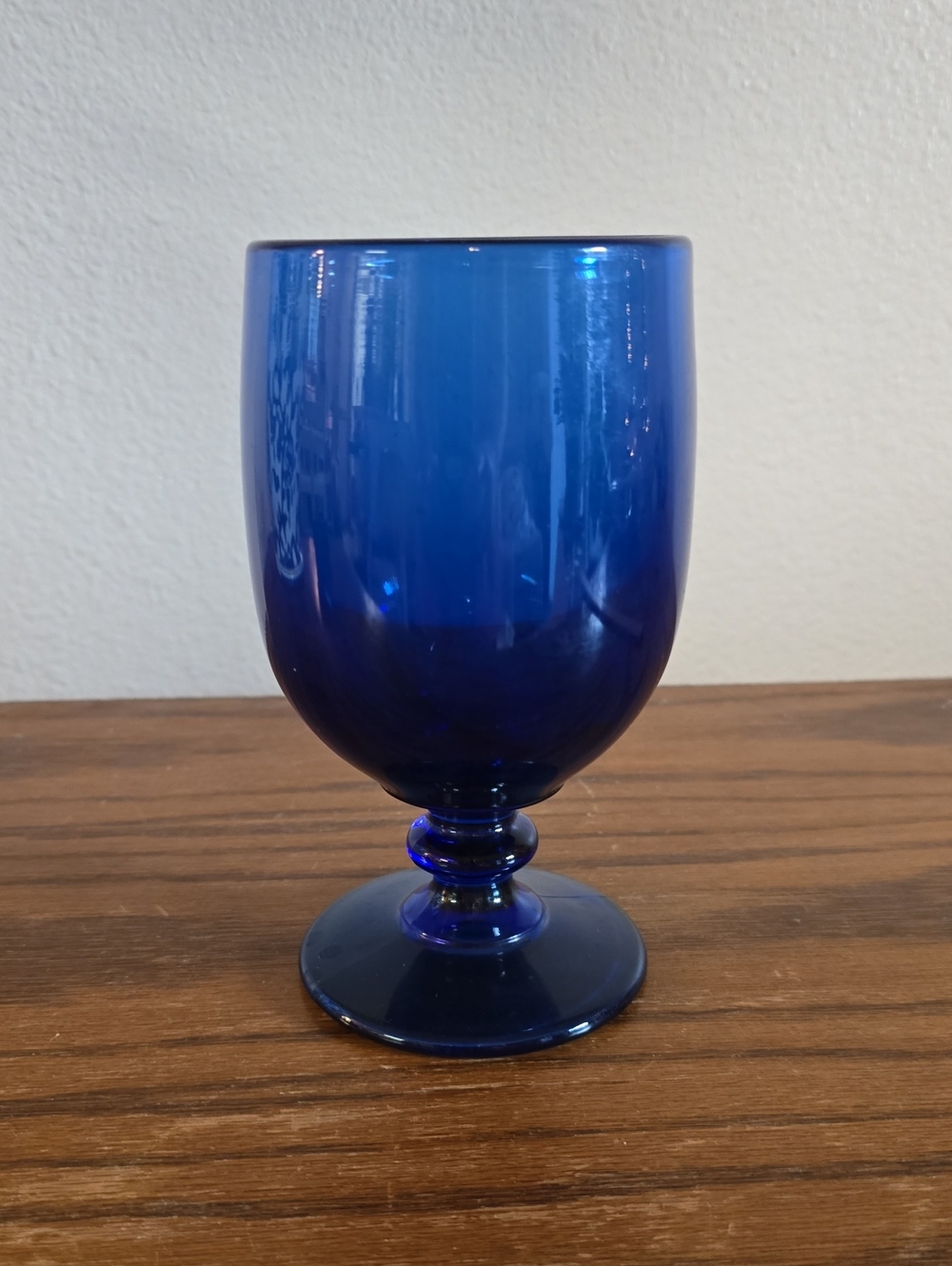 Imperial Glass Cobalt Blue Goblet Tote 15